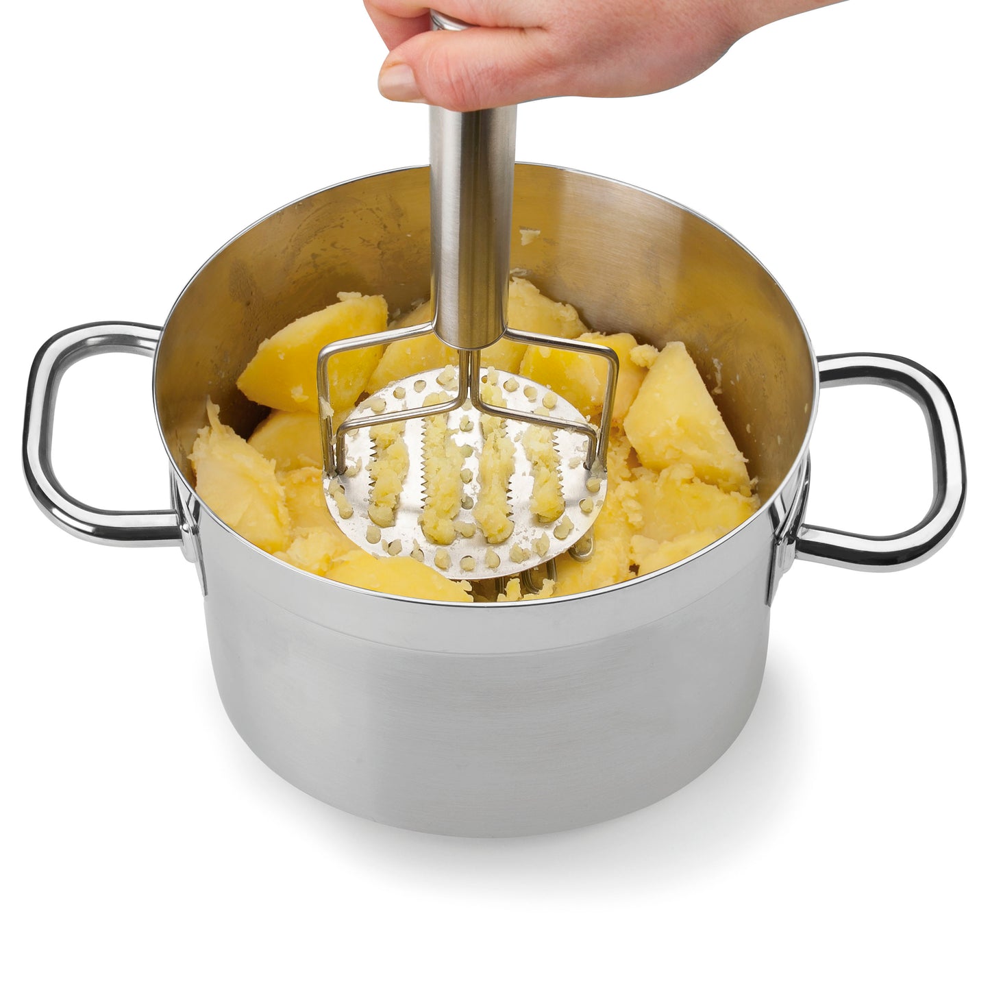 Prensador de Patatas y Alimentos Inoxidable 24 cm