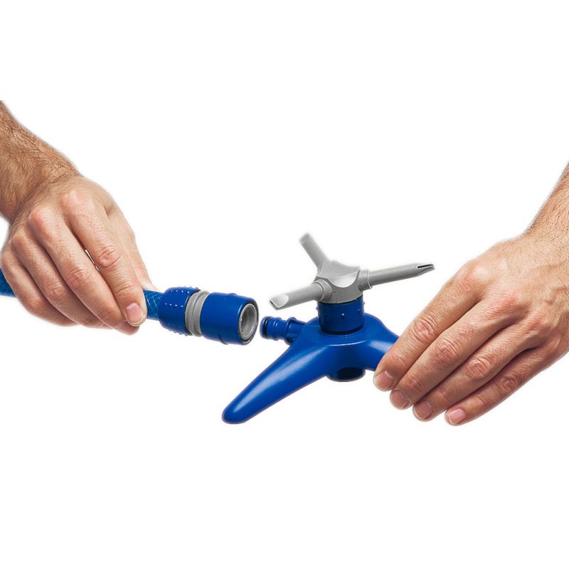 Aspersor de Riego 3 Brazos con Base