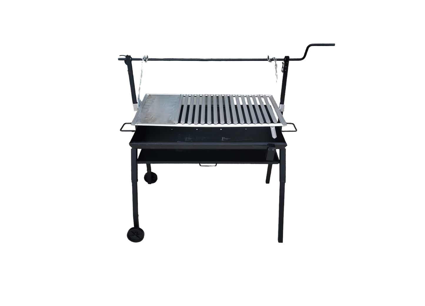 Barbacoa carbón desmontable parrilla inox