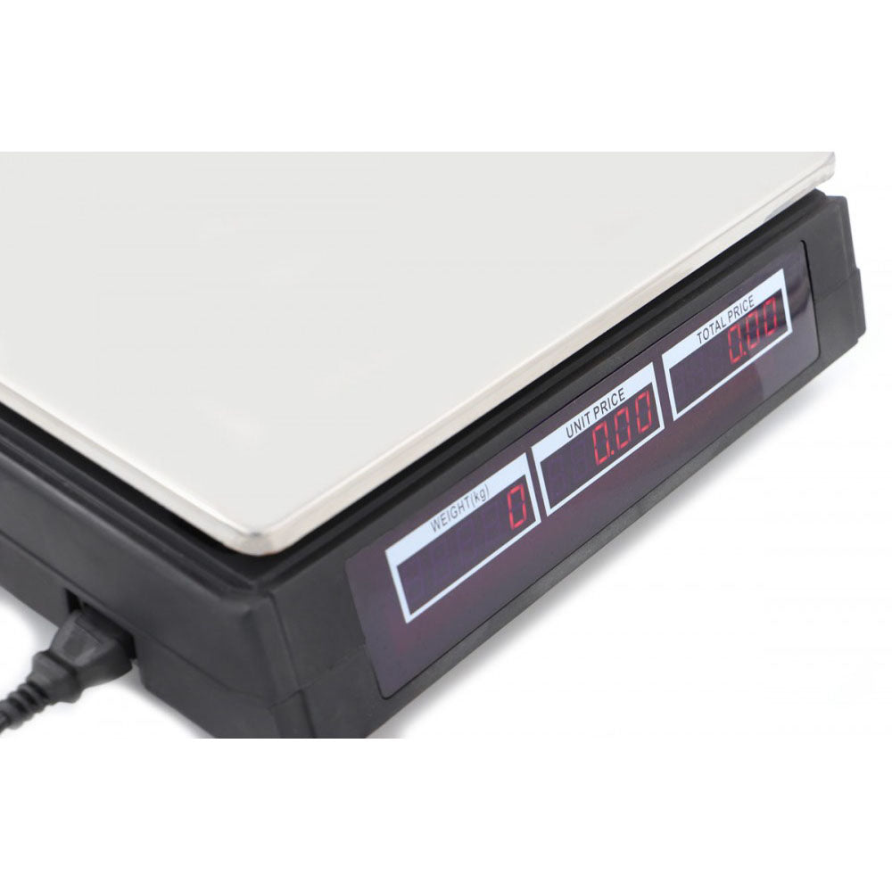 Báscula Balanza Electrónica Digital a Batería con Contador de Precio - Báscula de Feria
