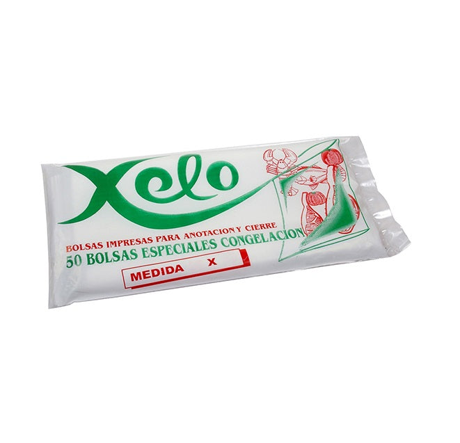 Bolsa Transparente Especial para Congelar Alimentos | Bolsa Congelación - 30x40 cm - 50 Unidades
