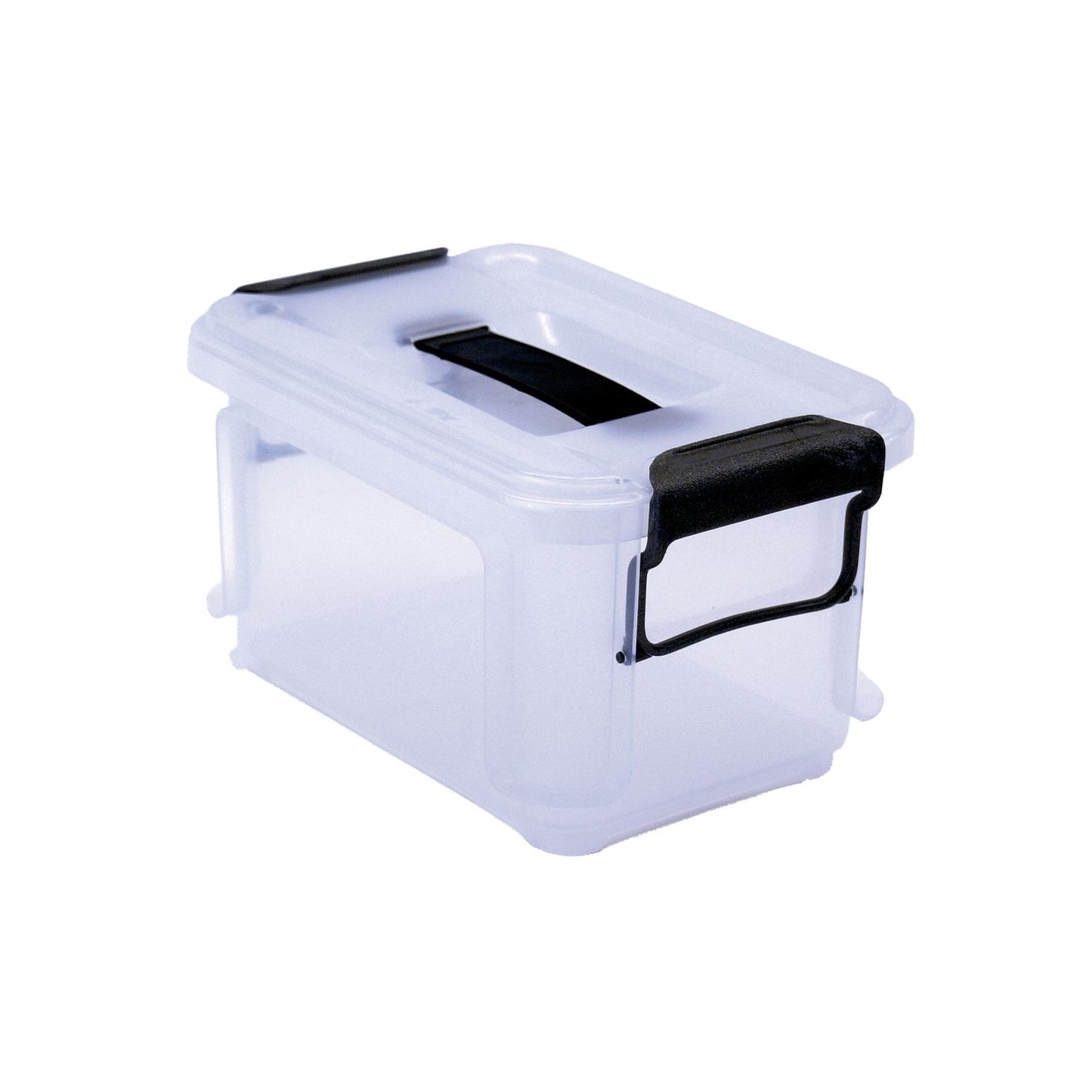 Contenedor Caja de Plástico - Barreño Transparente con Tapa
