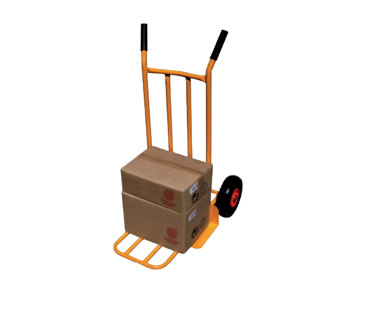 Carretilla de Mano Profesional Neumática Pala Abatible Paquetería AB-350