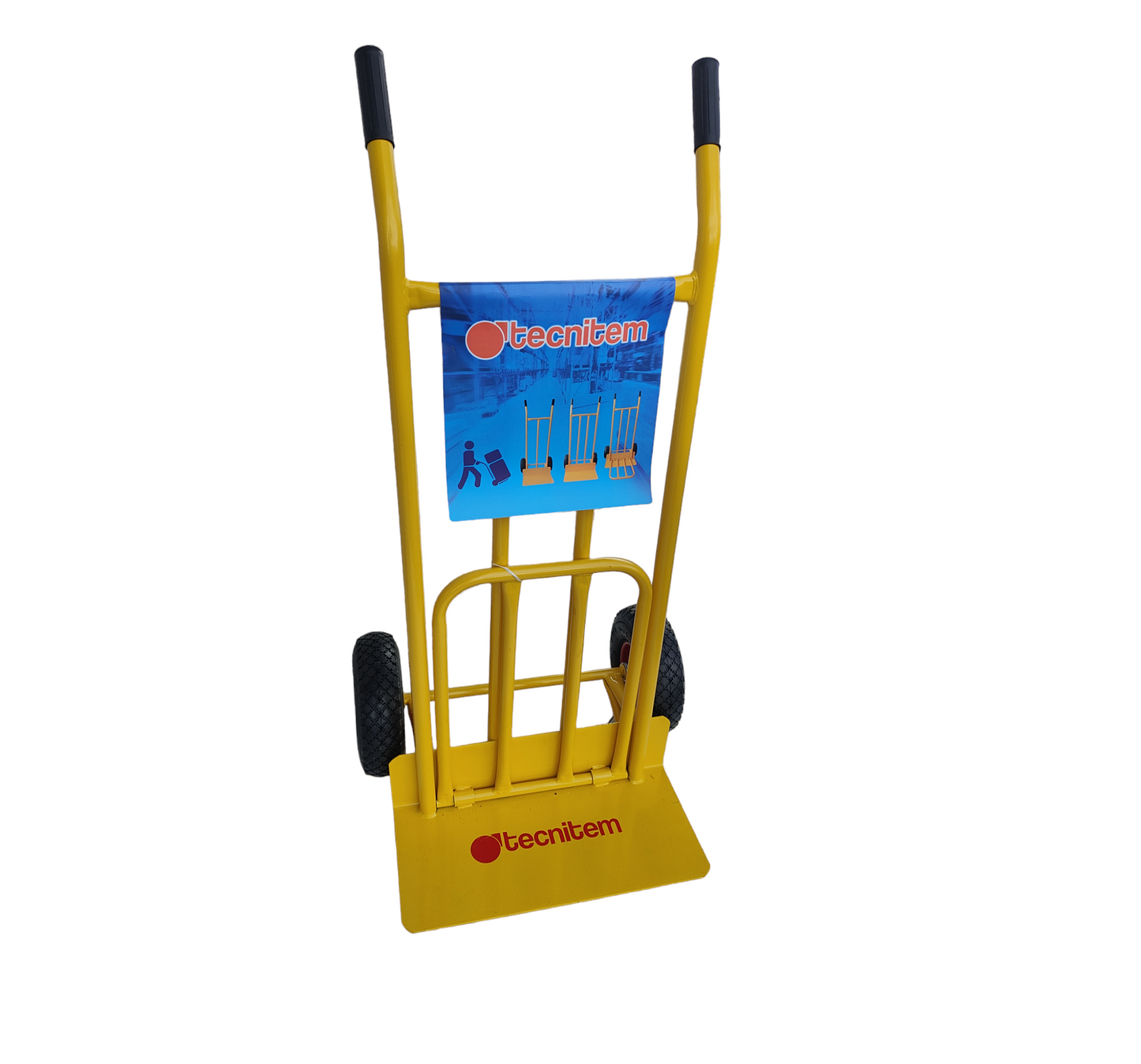 Carretilla de Mano Profesional Neumática Pala Abatible Paquetería AB-350