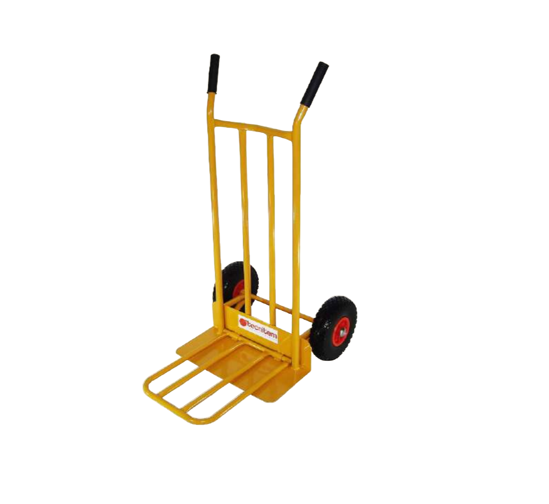 Carretilla de Mano Profesional Neumática Pala Abatible Paquetería AB-350