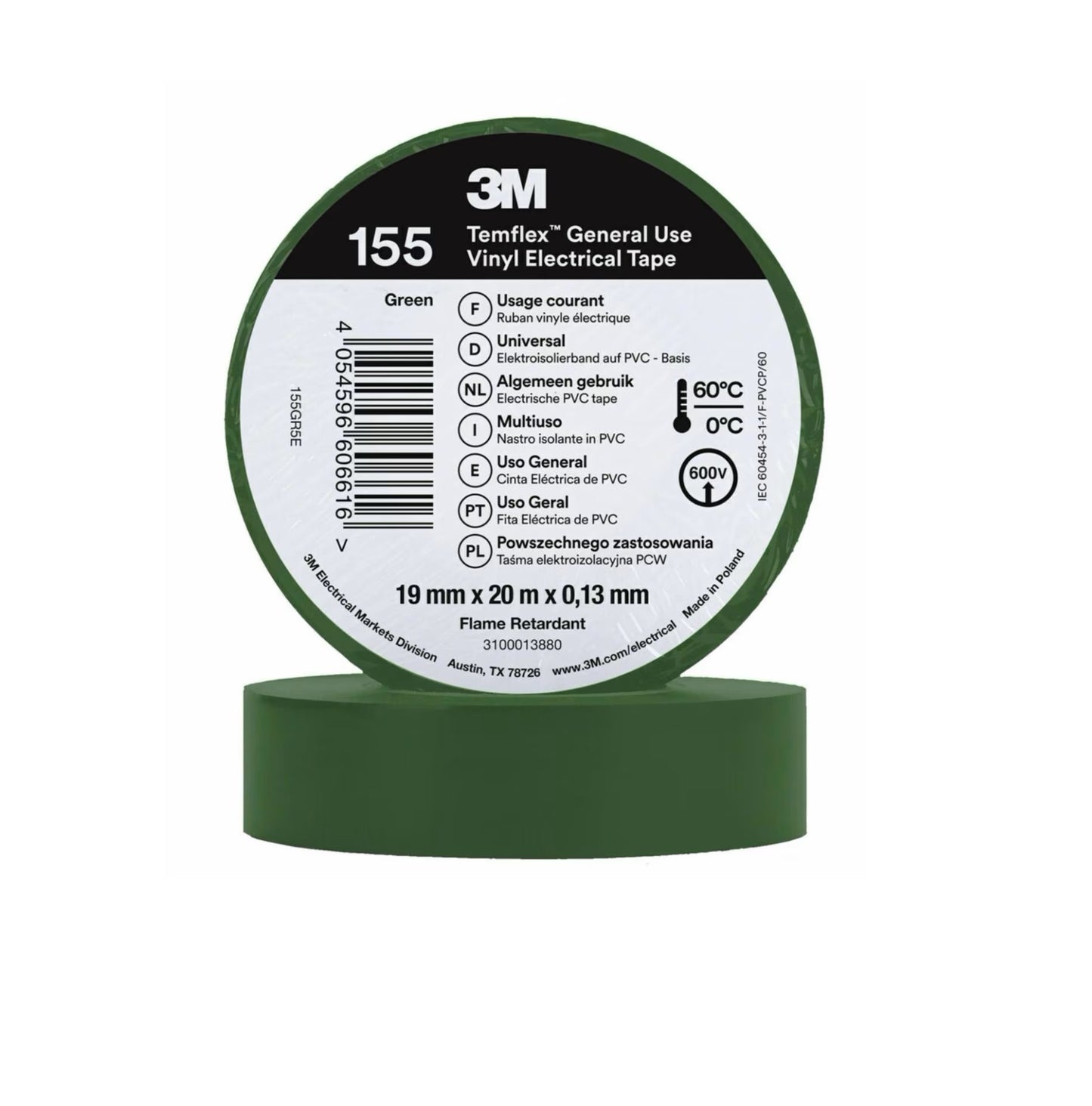 Cinta Aislante PVC Profesional Temflex: Pack de 10 Unidades