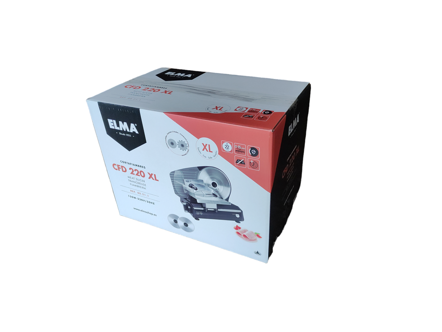 Cortafiambres Premium de Gran Calidad Profesional Modelo CFD220 XL