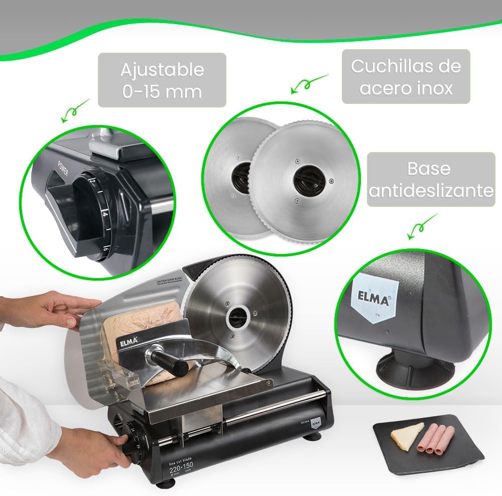 Cortafiambres Premium de Gran Calidad Profesional Modelo CFD220 XL