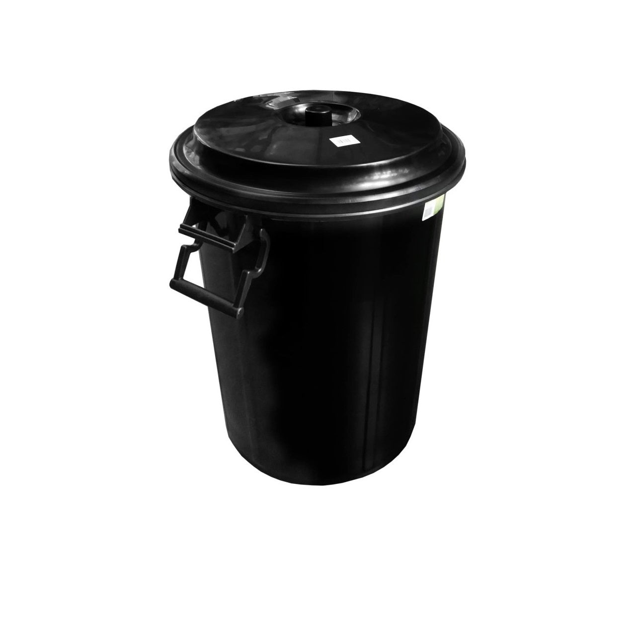 Cubo de Basura con Tapa y Presillas de 100 Litros - Ø 50 cm x 65 cm