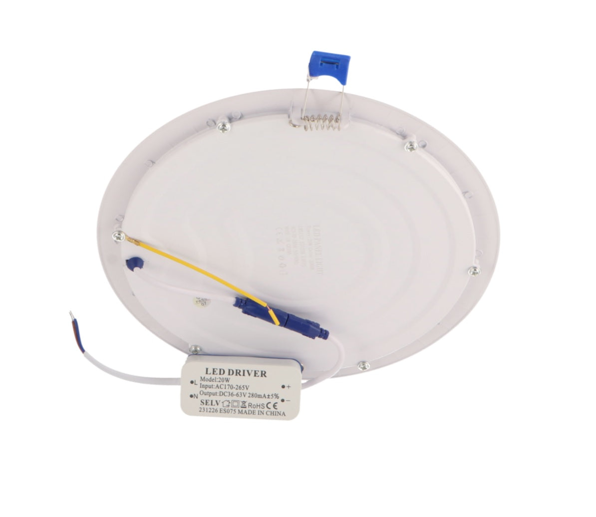 Downlight Panel LED Circular Serie Slim 20 Wattios - Disponible en 3 tonos de luz