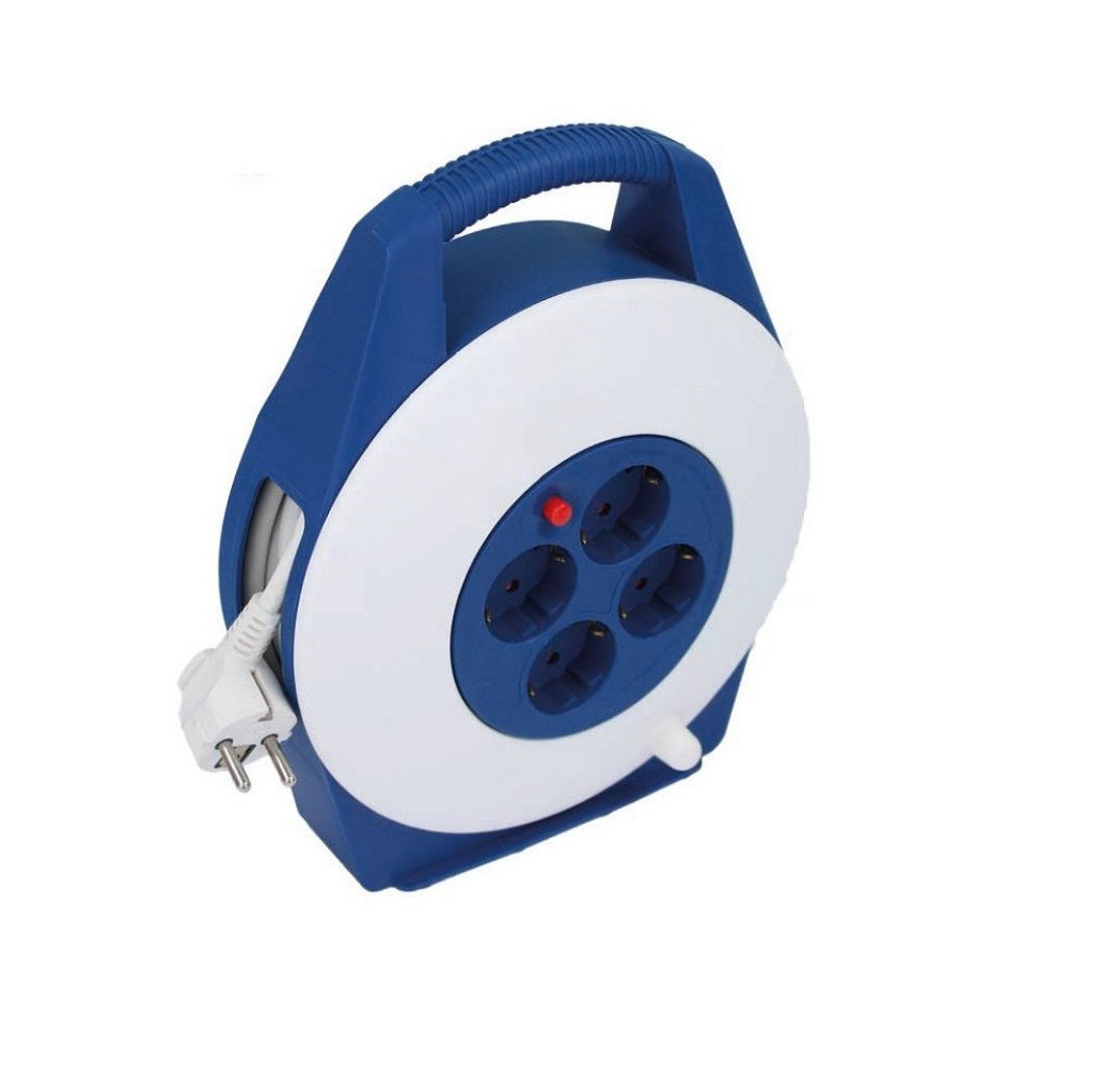 Extensible Alargadera Enrollacables para Bricolaje y Hogar de 4 Bases