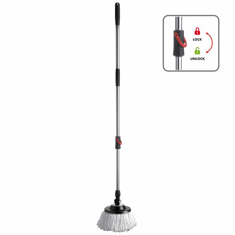Fregona con Palo Giratorio 360º para Cubo Twister