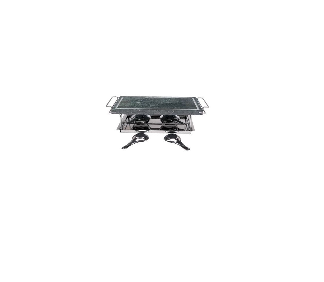 Grill piedra rectangular 370x190 mm.