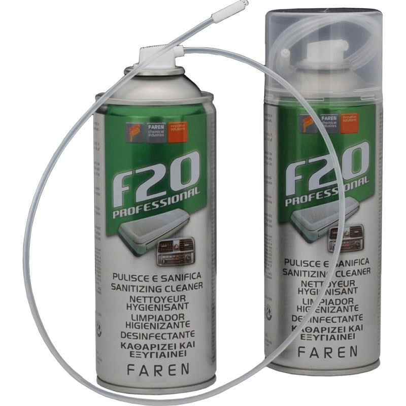 Limpiador Higienizante para Climatizadores - Limpiador de Aire Acondicionado - Bote de 400 ml - Modelo F20