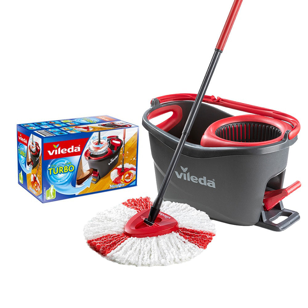 Kit Turbo de Fregona de Microfibras y Cubo de Fregona con Centrifugador
