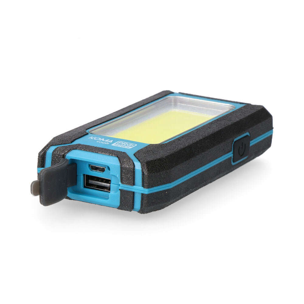 Linterna LED con Gancho Resistente al Sudor | Función Power Bank