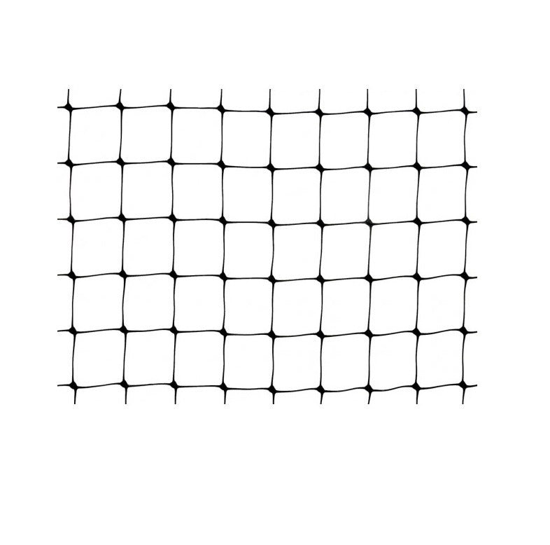 Malla Plástica para Aves BOP Negra 25x25mm - 200 metros