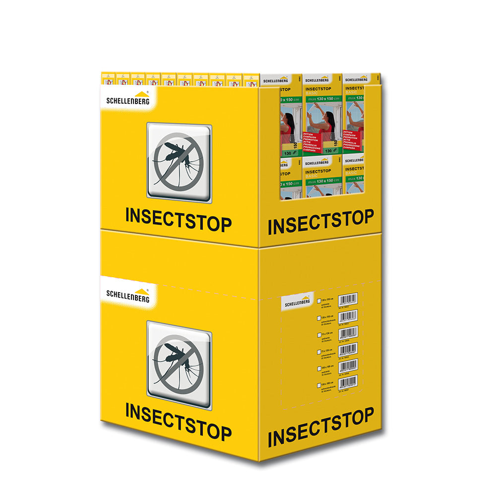 Mosquitera Malla con Velcro para Ventanas Blancas: Pack de 2 Unidades