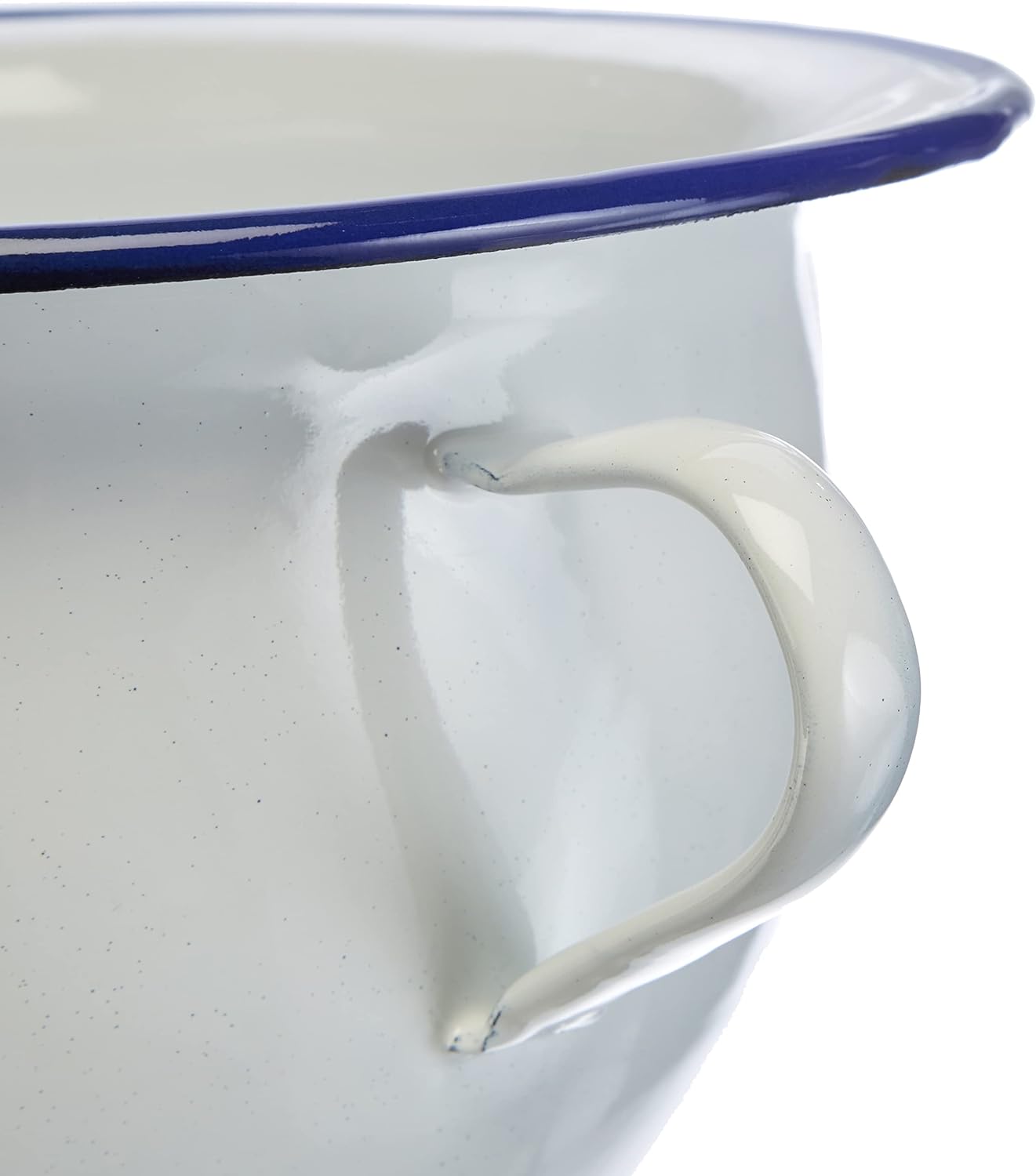 Cuenco Vintange Blanco - Orinal Esmaltado Blanco 24 cms