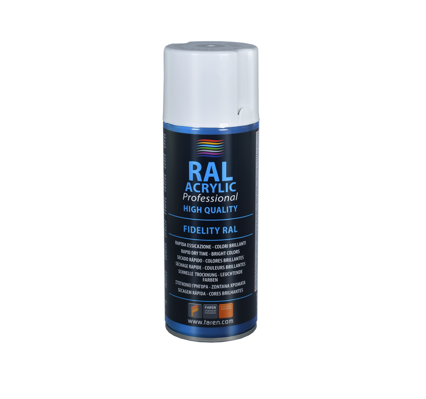 Spray de Pintura Acrílica Profesional - Color Transparente Brillante RAL 8011