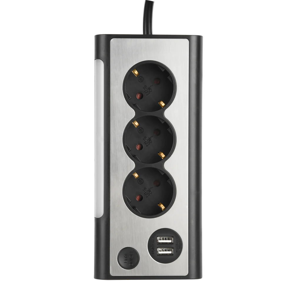 Base Regleta Triangular con Interruptor Garza