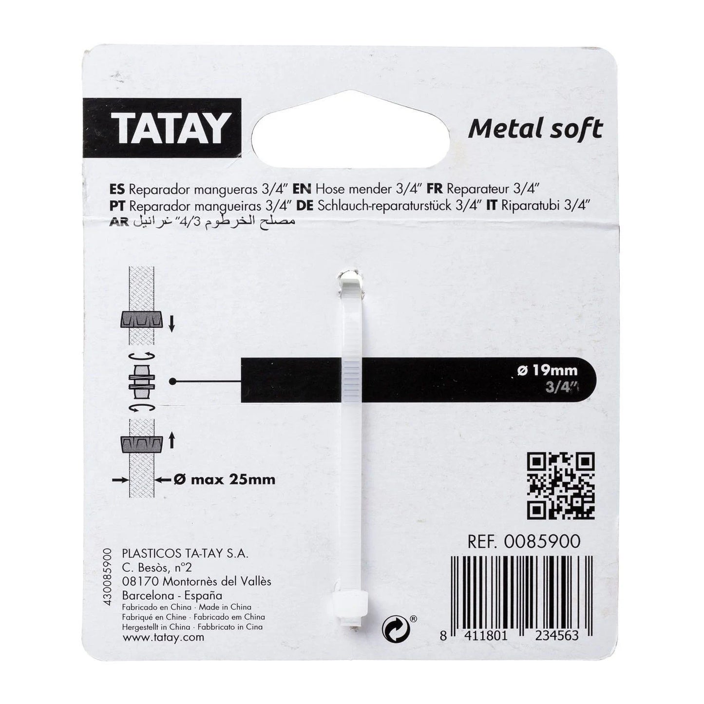 Reparador de Mangueras 3/4" Metal Soft