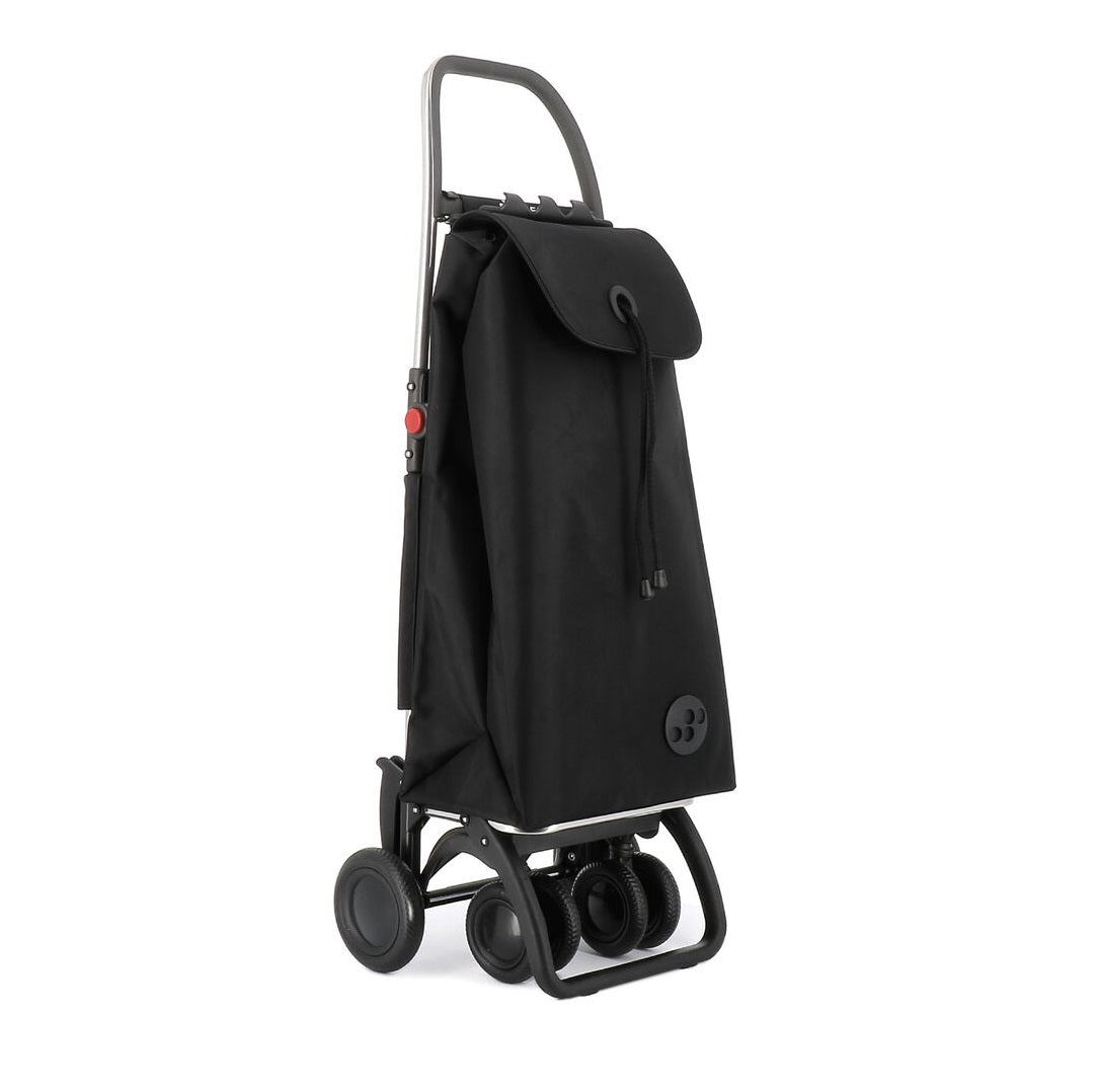 Carro de Compra I-Max MF 4 Ruedas 2 Giratorias Plegable - Color Negro