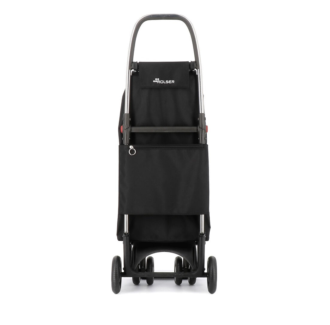 Carro de Compra I-Max MF 4 Ruedas 2 Giratorias Plegable - Color Negro