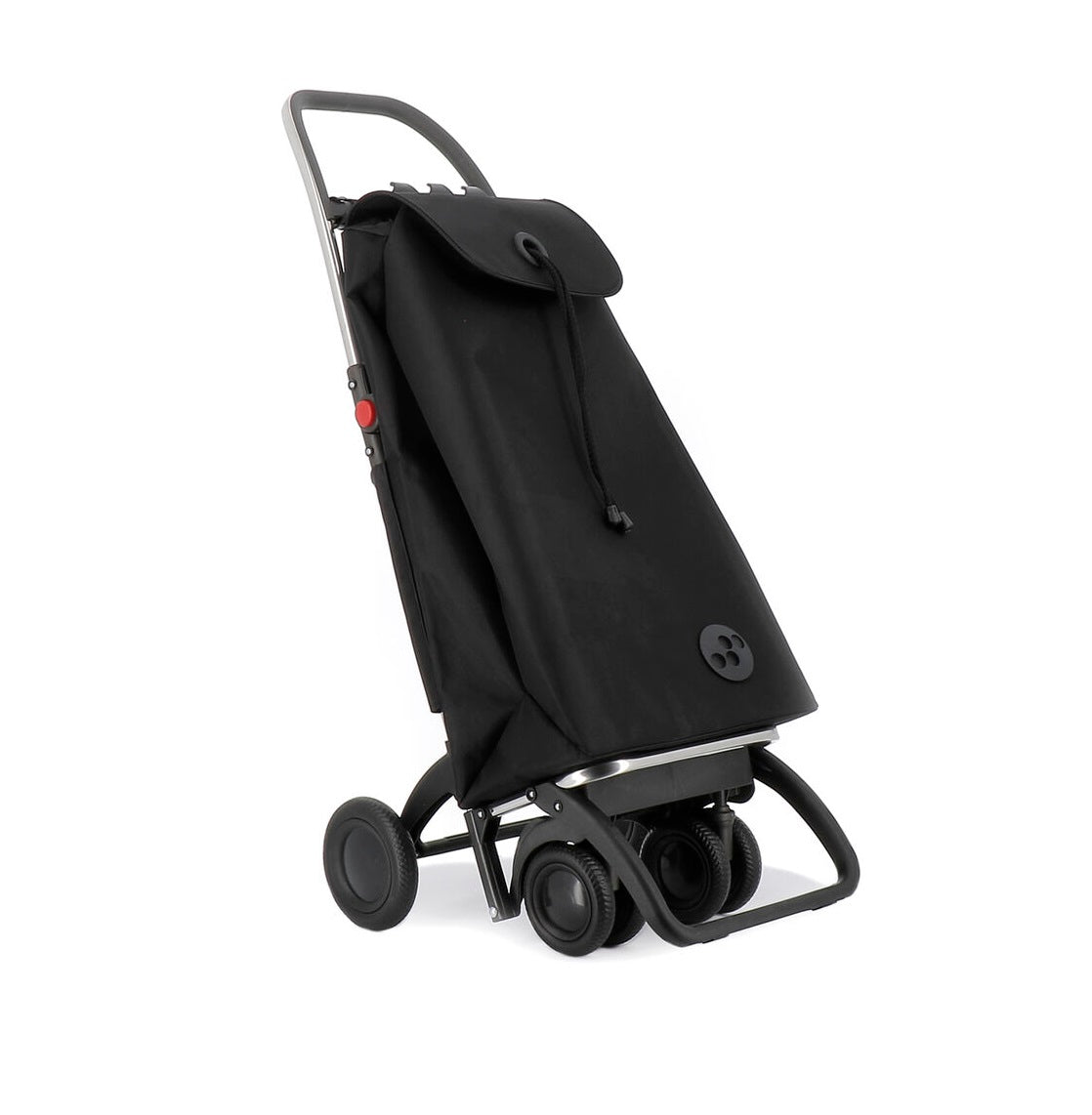 Carro de Compra I-Max MF 4 Ruedas 2 Giratorias Plegable - Color Negro