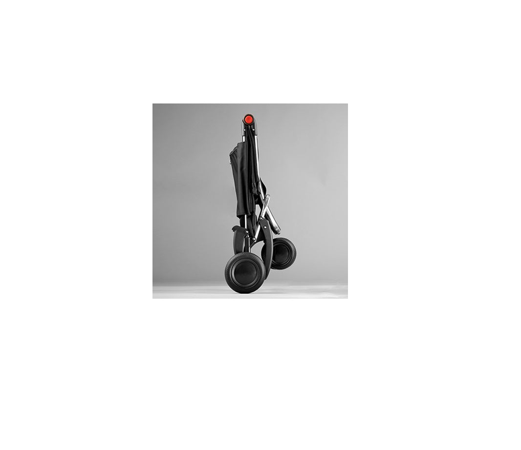 Carro de Compra I-Max MF 4 Ruedas 2 Giratorias Plegable - Color Negro