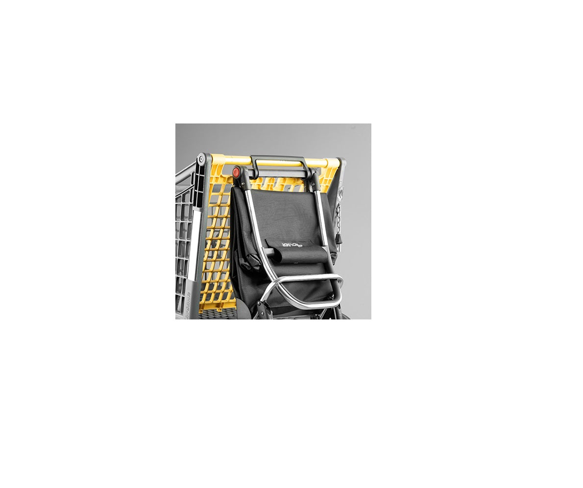 Carro de Compra I-Max MF 4 Ruedas 2 Giratorias Plegable - Color Negro
