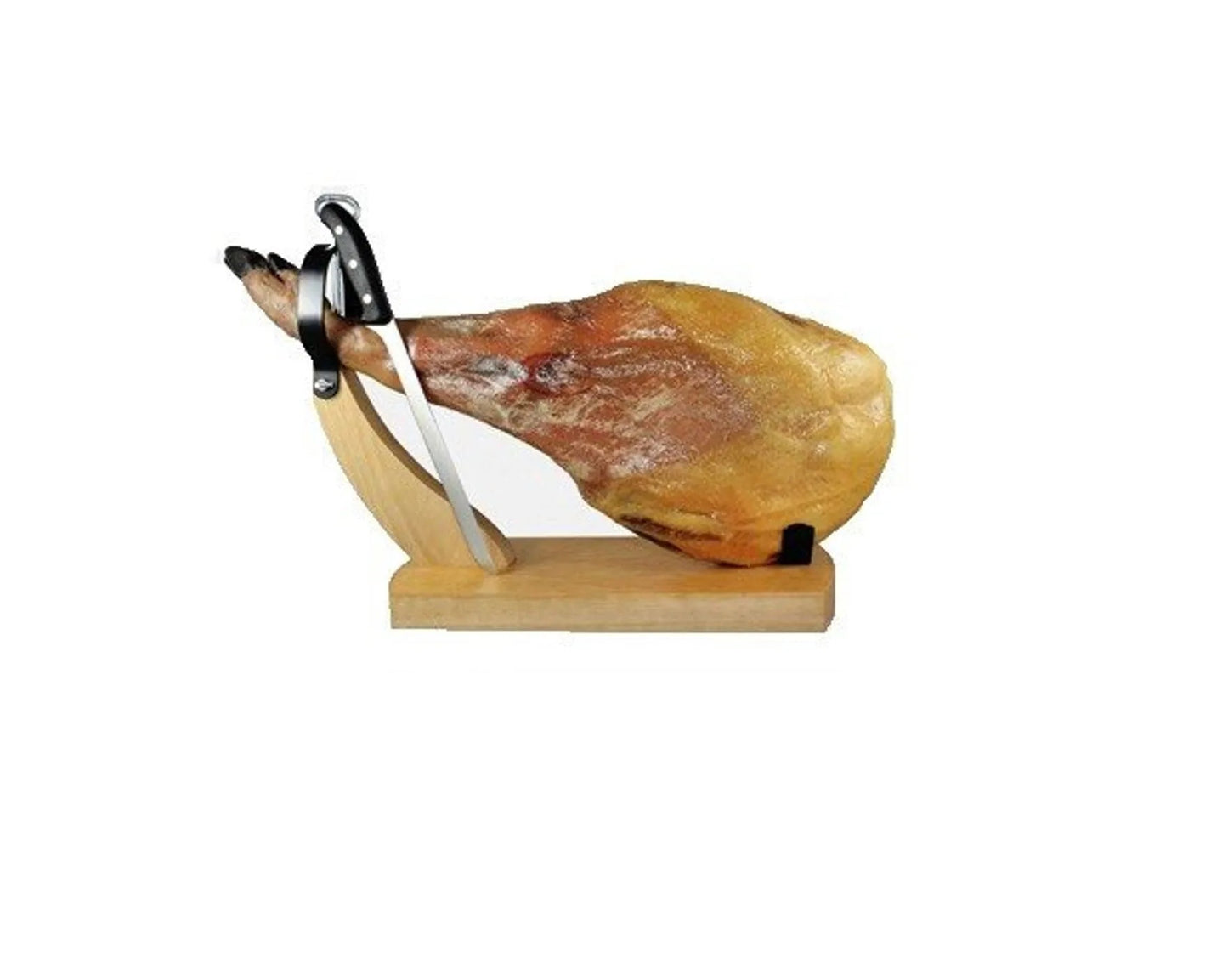 Soporte Jamonero de Madera Tipo Góndola- Soporte para Jamón Fabricado en Madera