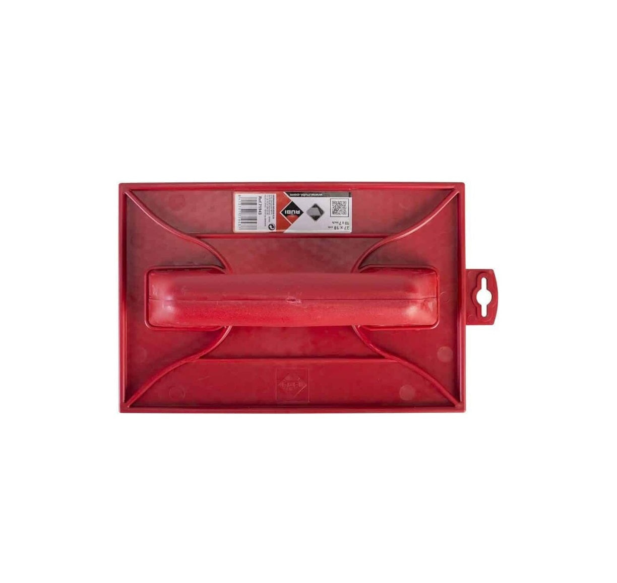 Talocha Rectangular para Albañil con Mango de Plástico 34x23 cm