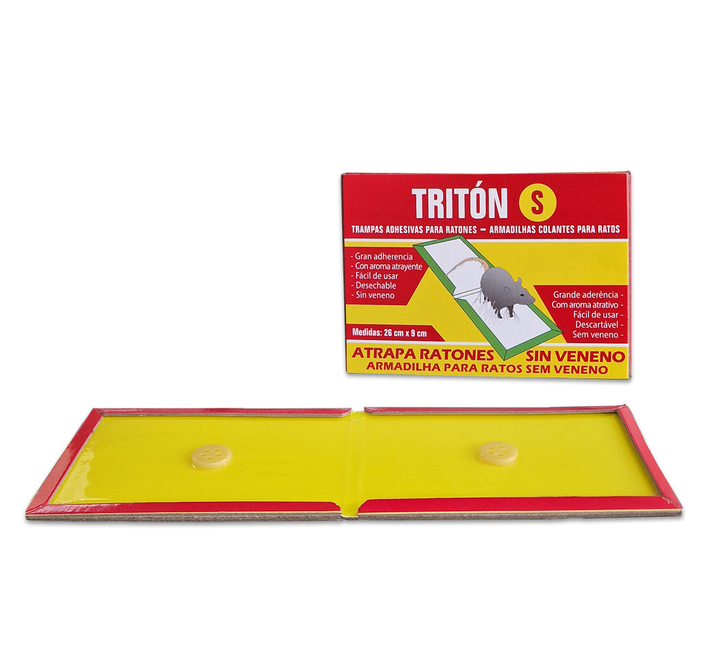 Trampa Adhesiva para Ratones e Insectos con Pegamento Tritón