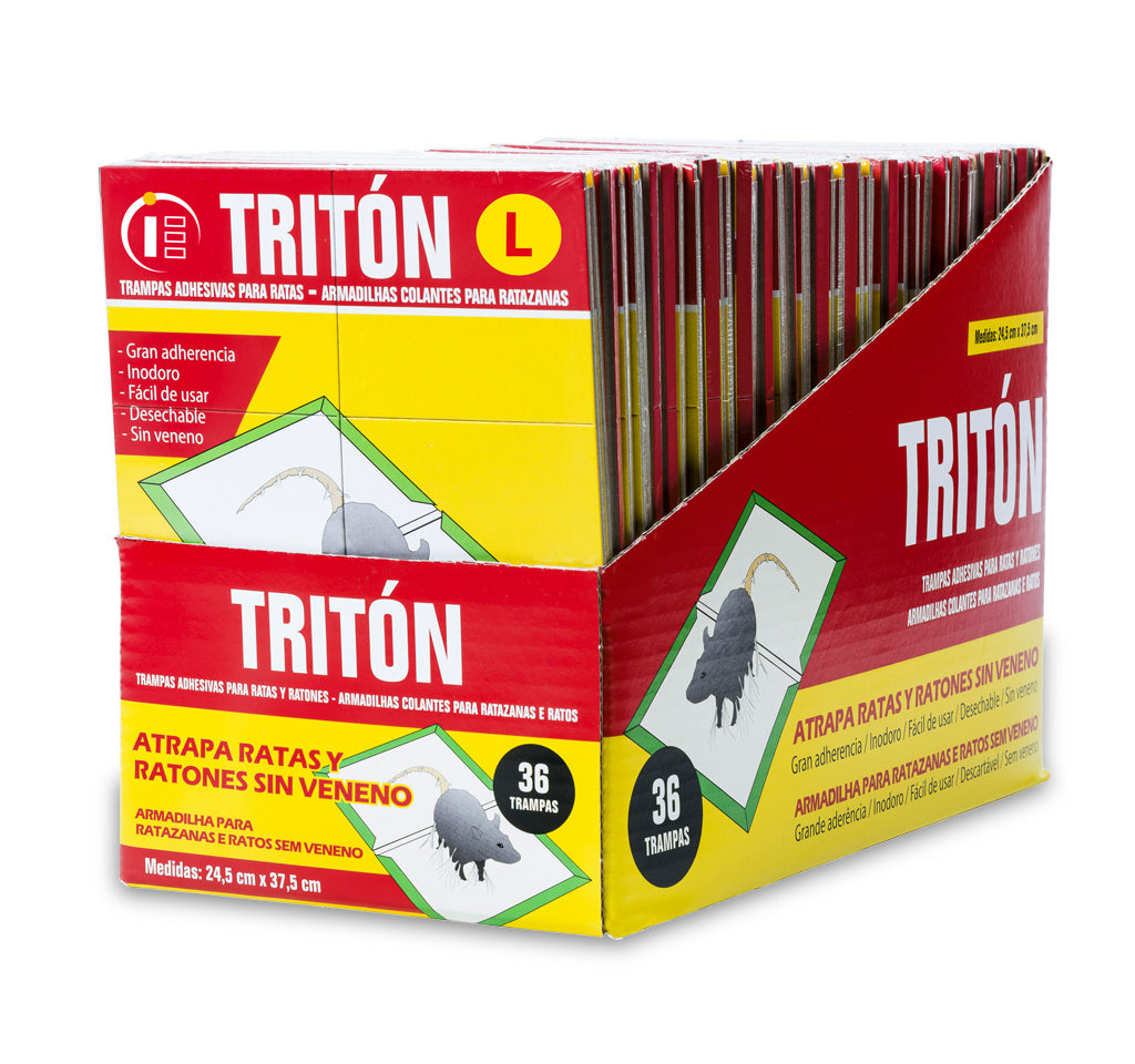 Trampa Adhesiva para Ratones e Insectos con Pegamento Tritón