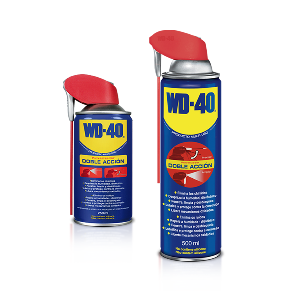 Aceite Multiusos Afloja Todo WD-40 Doble Acción: Pack de 2 Unidades