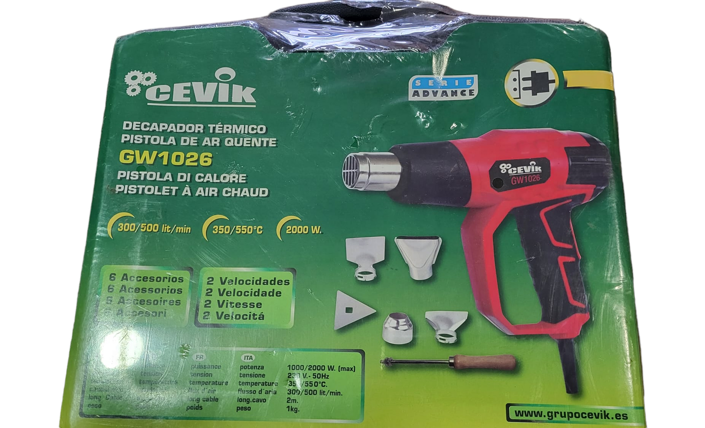 Decapador Pistola de Aire Caliente GW1026M