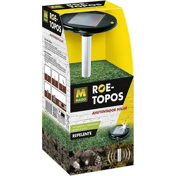 Repelente Ahuyentador Solar para Topos Roe-Topos