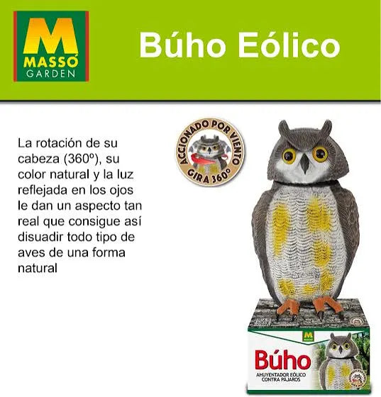 Búho Ahuyentador Eólico