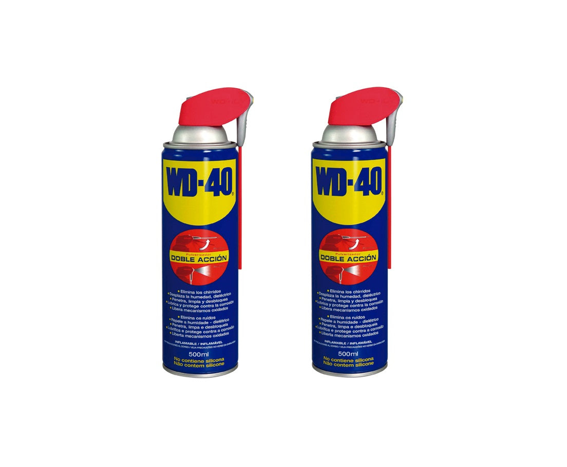 Aceite Multiusos Afloja Todo WD-40 Doble Acción: Pack de 2 Unidades