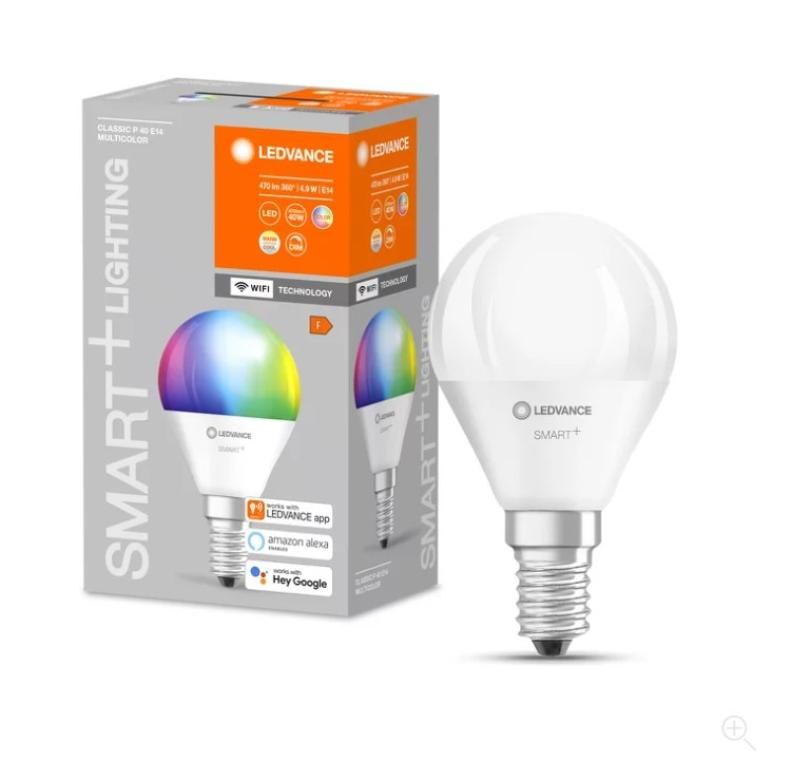 Bombilla LED Wifi mini Inteligente Wi-Fi Regulable RGB + 2700°K a 6500°K 4,9W