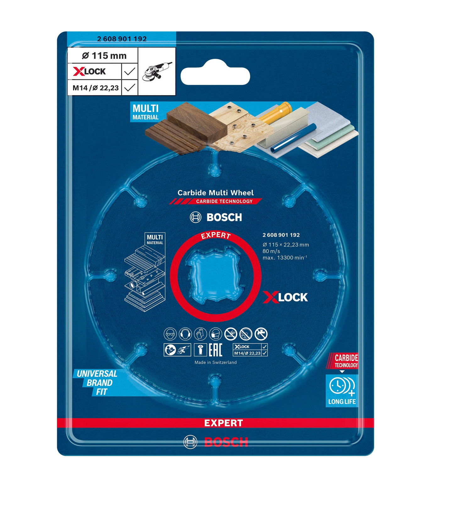 Disco de Corte para Radial Expert Carbide Multi Wheel X-LOCK