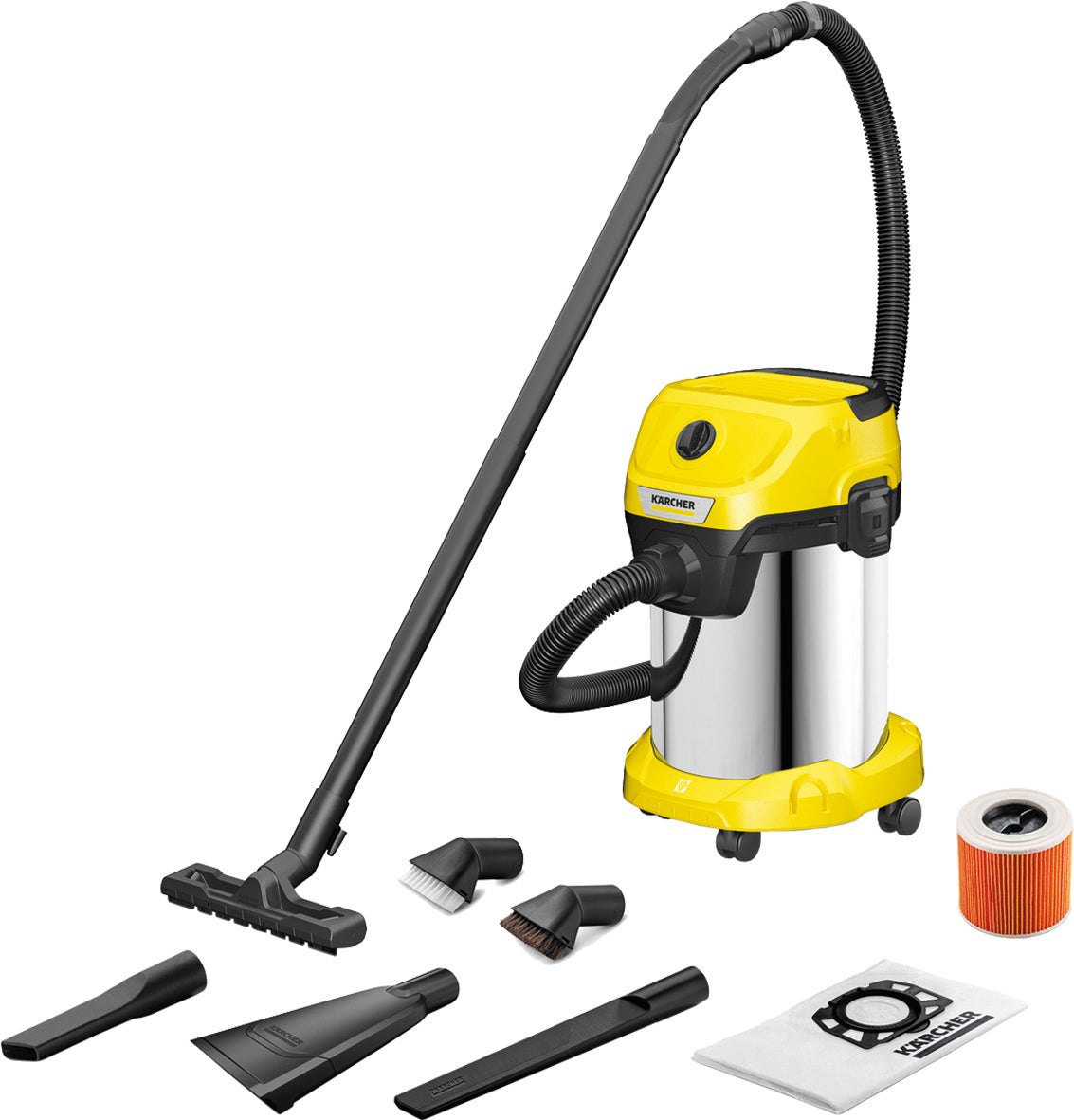 Aspirador karcher seco-húmedo inox