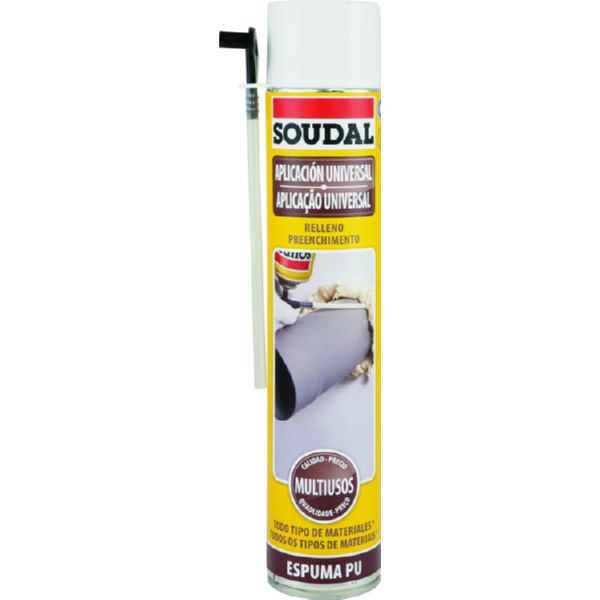 Espuma poliueretano manual Soudal: Caja 12 unidades