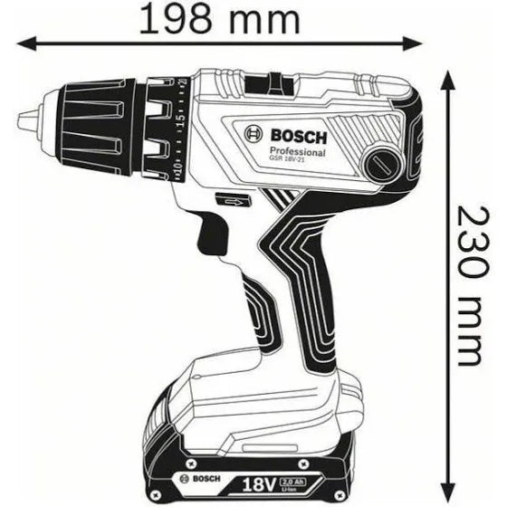 Atornillador a batería Bosch Professional 18 V