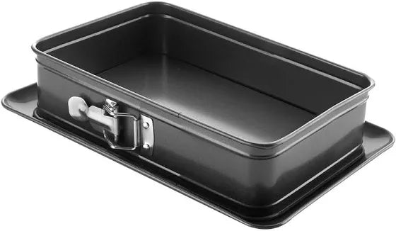 Molde para tartas desmontable rectangular con base Extra Moka