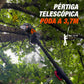 Kit de Poda a Batería de Titanio - Motosierra a Batería + Tijeras de Podar Eléctricas + Pértiga Telescópica - Incluye 2 Baterías - Pértiga de 1,63m para Poda en Altura