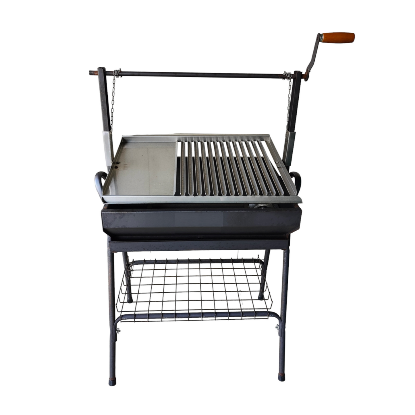 Barbacoa con Parrilla en Acero Inoxidable 60x50 cm