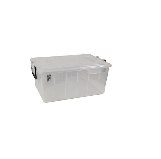 Contenedor Caja de Plástico - Barreño Alimentario con Tapa 20 Litros