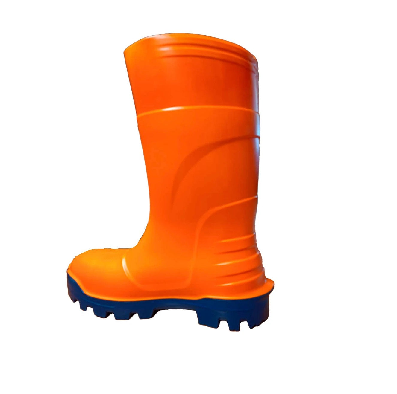 Bota Alta de Goma Impermeable Naranja para Trabajos Thermo S5